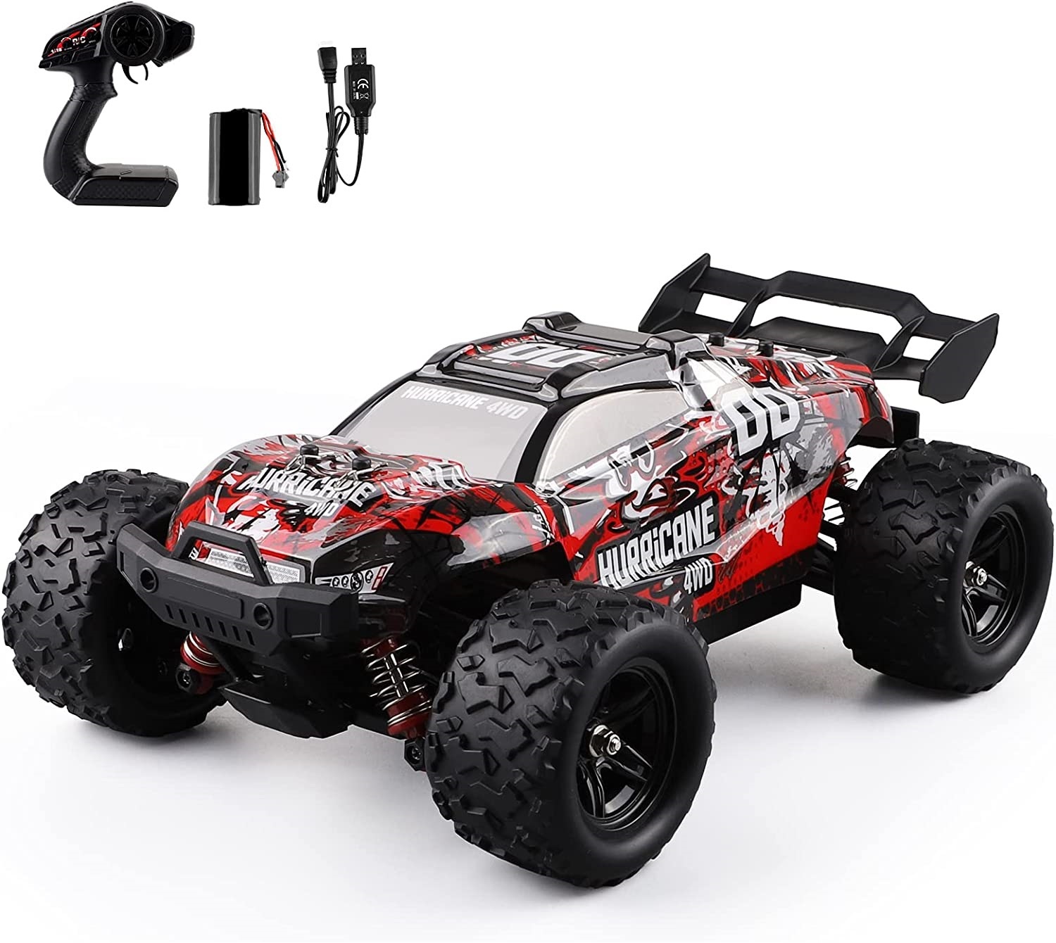 18322 4WD Off-Road RC Monster Truck 1:18th 2.4GHz Remote Control