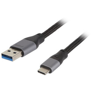 1m USB A Plug to USB Type C Plug Cable - Power and Data