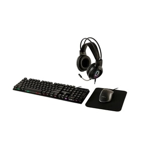 4 in 1 Gaming Combo - USB Keyboard, Mouse, Mouse Mat and Headphones