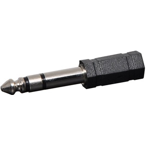 6.35mm Stereo Plug to 3.5mm Stereo Socket Adapter