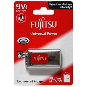 Fujitsu 9V Alkaline Battery