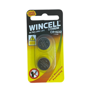 CR1632 3V Lithium Button Cell Battery - 2 Pack