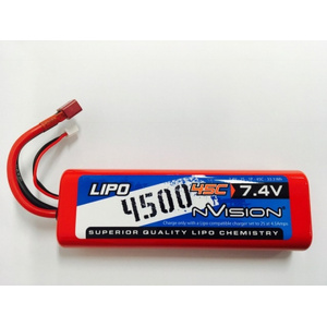 7.4V 4500mAh Sport LiPo 2S Battery Pack with Deans Connector