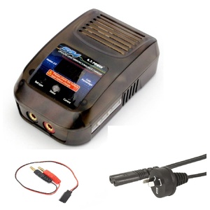 240V 20W Li-Po & Li-ion Balance Charger for 2s, 3s and 4s JR & Hitec Battery packs