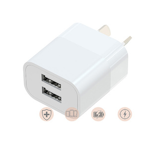 3.1A 2 x USB Port Wall Charger - White