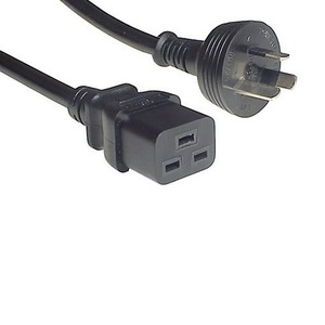 IEC C19 Socket to 10A Mains Plug Cable 3m