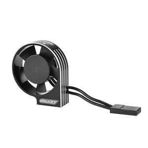 Team Corally Ultra High Speed Cooling Fan XF-30 w/BEC connector - 30mm - Black/Silver