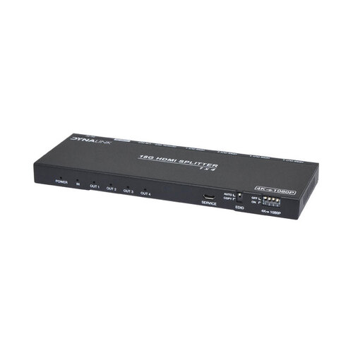 1x4 HDMI Splitter With Downscaler & Audio Extractor