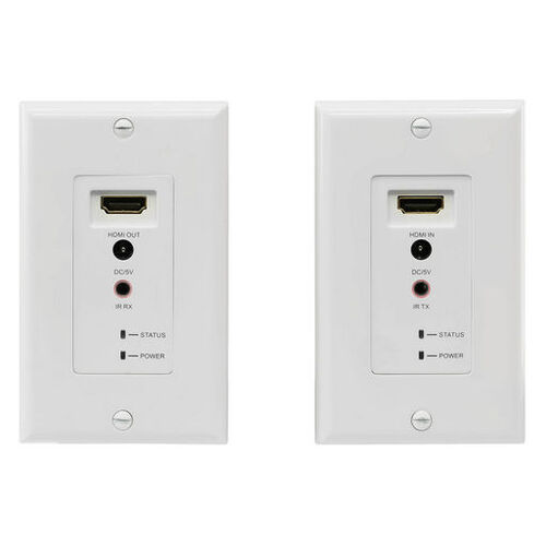 HDMI 4K Over Cat 5E/6 50m Extender Wall Plate Kit