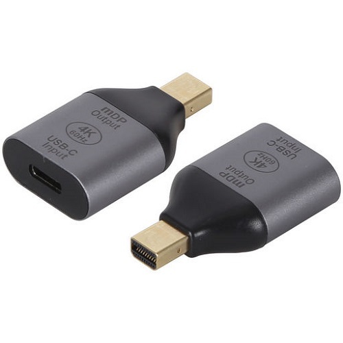 USB Type C Socket to Mini Display Port Plug 4K Adaptor