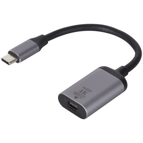 USB Type C Plug to Mini Display Port 4K Adaptor