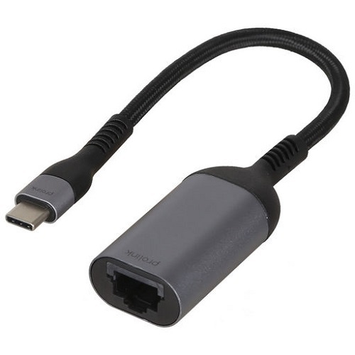 USB Type C Plug to RJ45 Socket Ethernet Adaptor