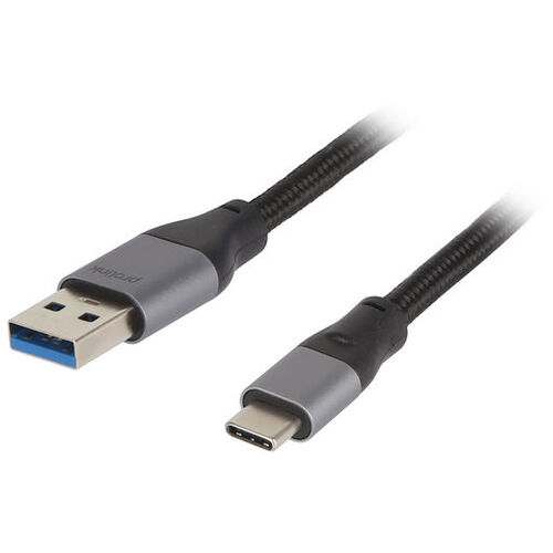 0.5m USB A Plug to USB Type C Plug Cable - Power and Data