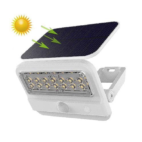 Solar Powered Motion Sensor LED Light