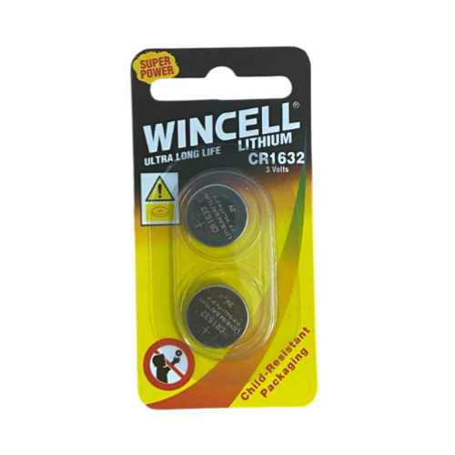 CR1632 3V Lithium Button Cell Battery - 2 Pack