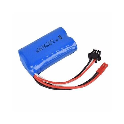 7.4V 500mAh 14500 Li-ion Rechargeable Battery w/ JST Connector