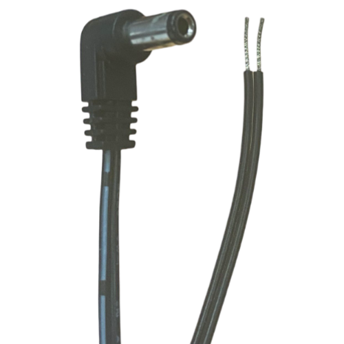 2.5mm Right Angle DC Plug with Lead 