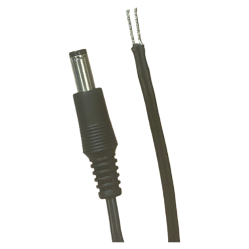 2.5mm Straight DC Plug with Lead - 1.8m