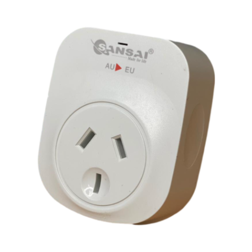 Outbound Europe & Bali Travel Adaptor w/ USB A & USB C 2.4A Charge Ports