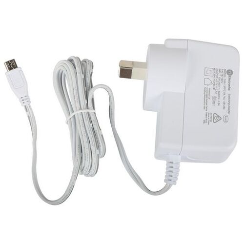 5V DC 2.5A WhitePower Adapter with Micro USB Plug