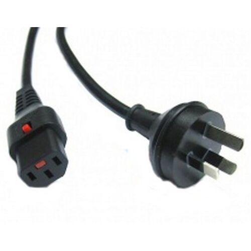 0.5m IEC-Lock  C13 to 10A GPO Plug Cable