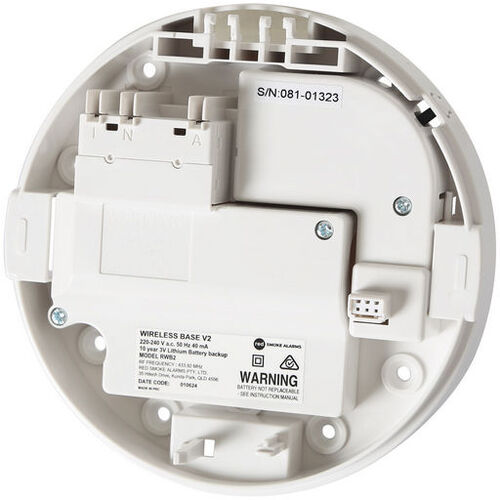 Wireless Mounting Base for Smoke Alarm