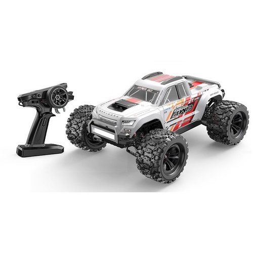 RTR MJX Hyper Go 1:10 Brushless Motor RC Moster Truck - White 3S Version