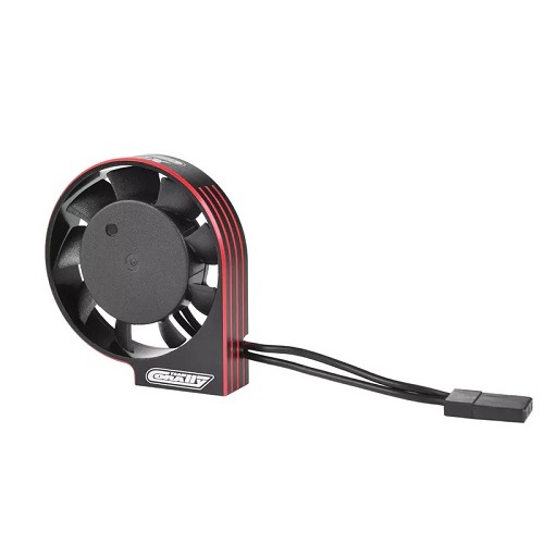 Team Corally Ultra High Speed Cooling Fan XF-40 w/BEC connector - 40mm - Black/Red