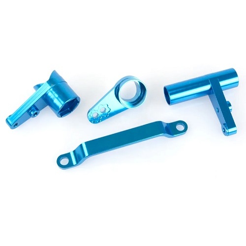 HSP Blue Aluminium Steering Parts Set