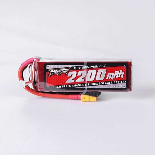 FMS 11.1V 2200mAh 25C LiPo 3S Battery with XT60 Connector